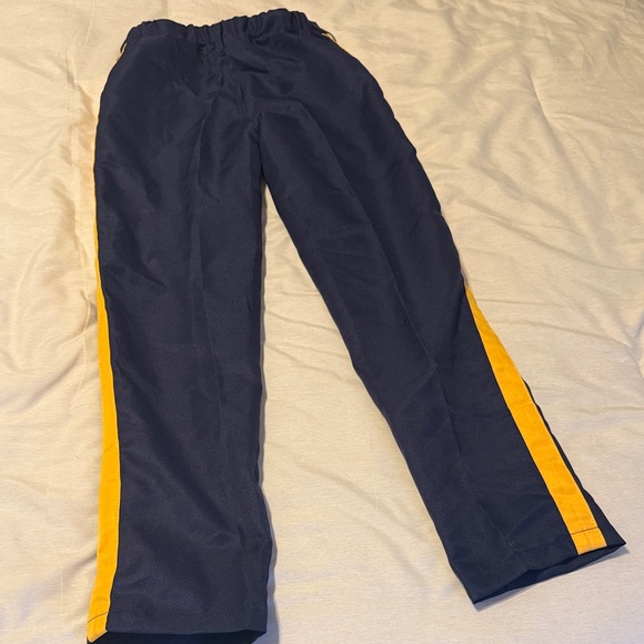 Spirit Halloween Police Navy Blue Pants with Yellow Stripe Small - Picture 4 of 6